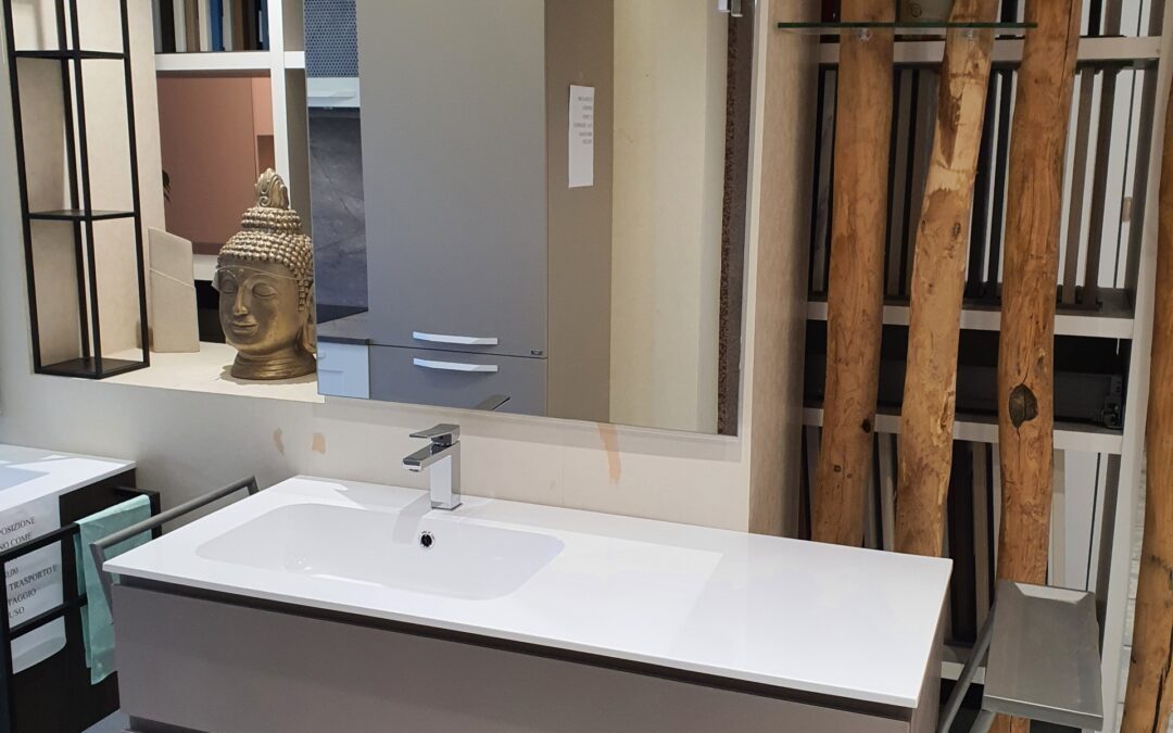 COMPOSIZIONE BAGNO L.140 CM